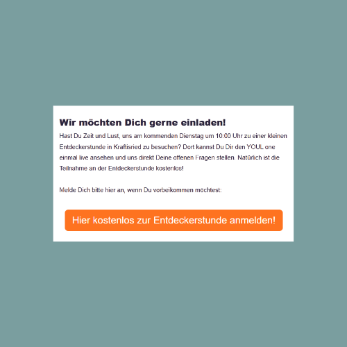 YOUL lädt Dich ein