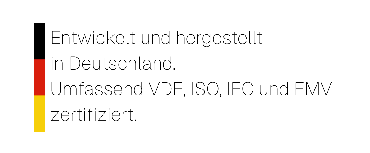 Entwickelt und hergestellt in Deutschland (2)